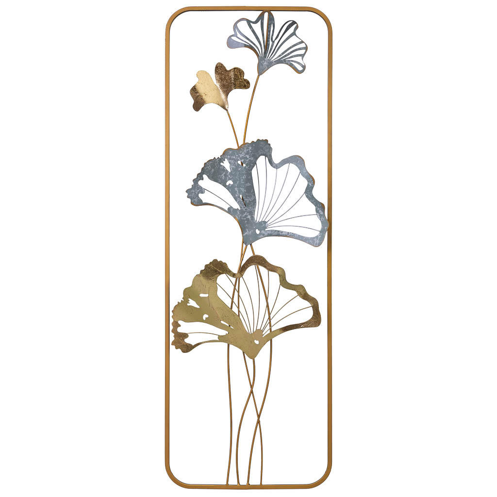 WANDDEKO-OBJEKT aus Metall, 31x90x4cm - Multicolor, Metall (31.1/3.8/89.5cm) - Wanderlust