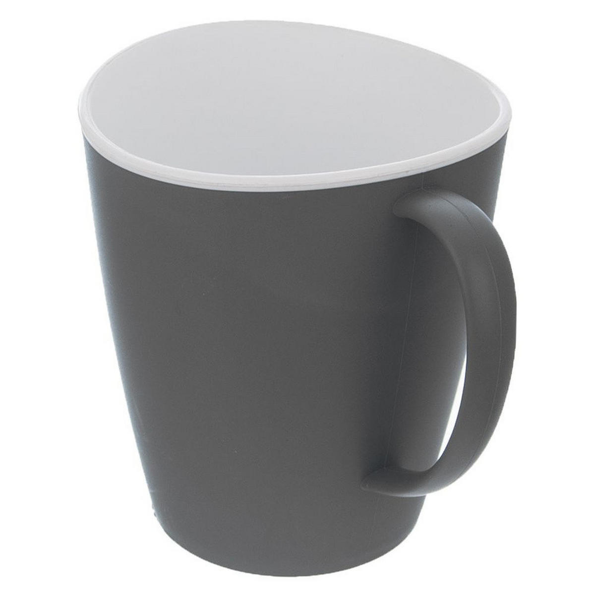 KEMP REISEBECHER, Kunststoff, grau, 380 ml - Grau, Kunststoff (0.38L) - Orion 