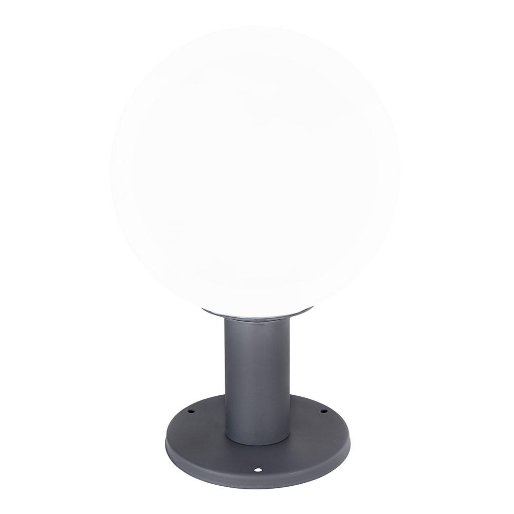 LED WEEGLEUCHTE Aluminium Anthrazit - Anthrazit, Glas (25/25/38cm) - Globo Lighting