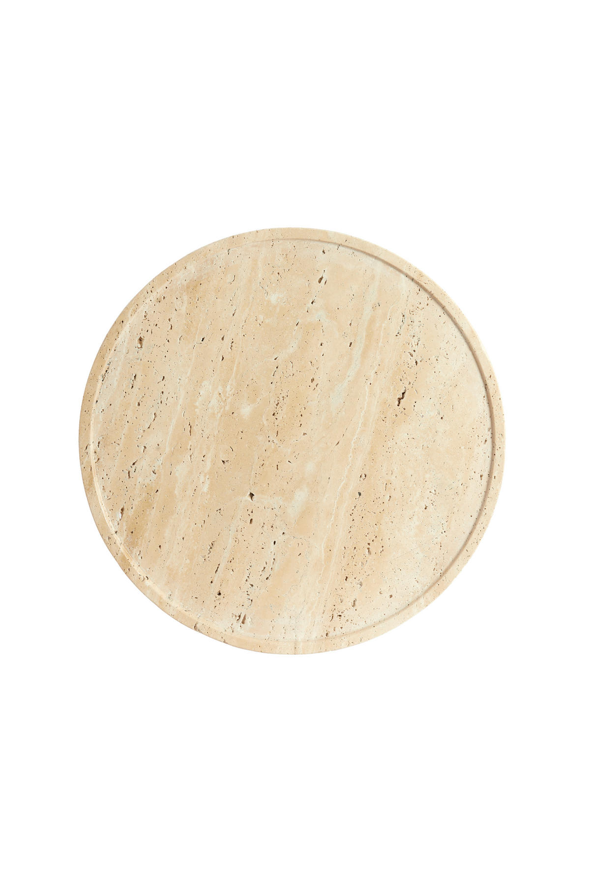 BEISTELLTISCH Civita Braun 41/41/53 cm - Braun, Stein (41/41/53cm) - Light & Living