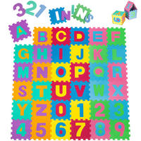 PUZZLEMATTE ,jedes Teil 31,5 x 31,5 x 1 cm,bunt - Multicolor, Kunststoff (31.5/31.5cm) - tectake