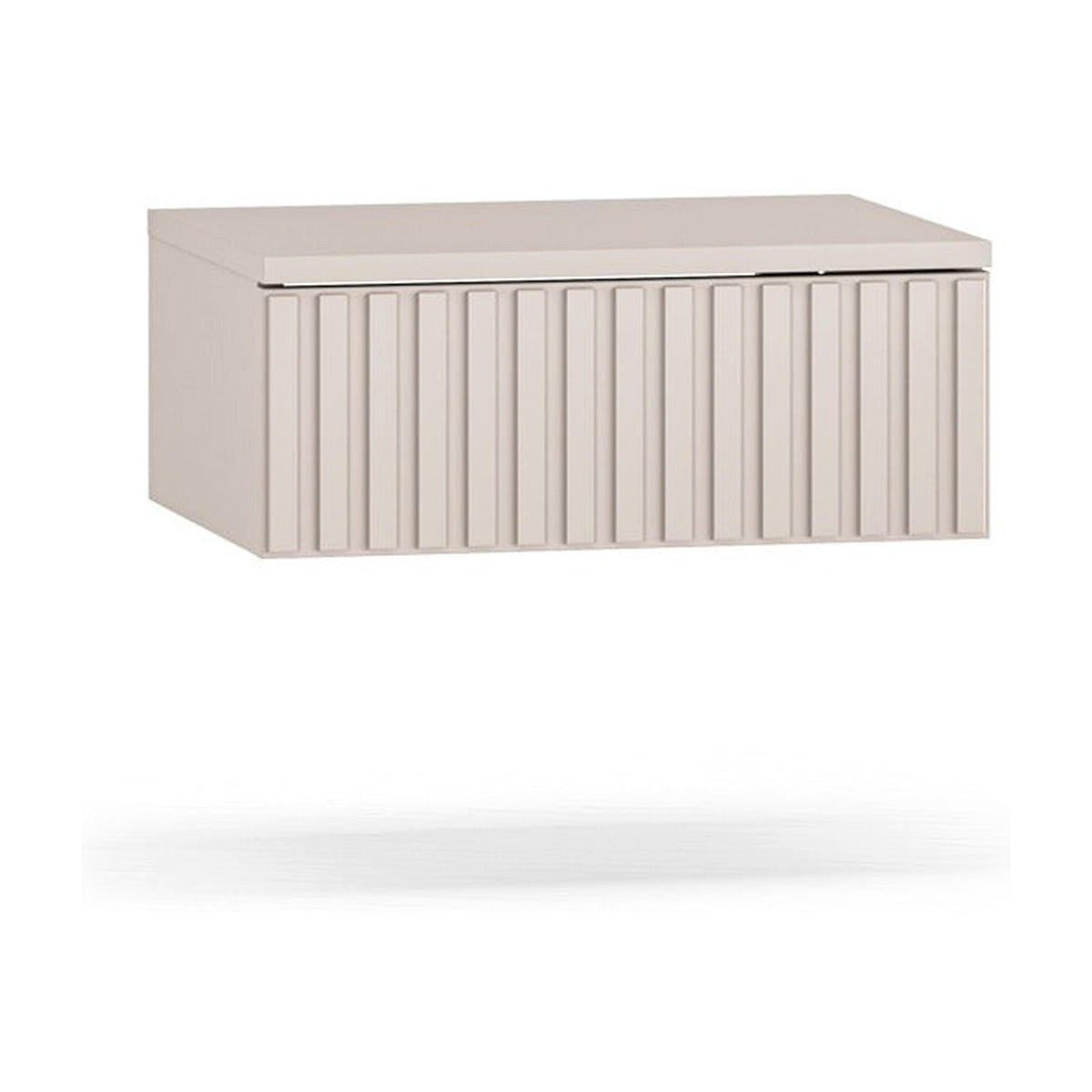NACHTTISCH – 45 cm – Sophie – Kaschmir / Eichefarben - Kaschmir/Eichefarben, Holzwerkstoff (45/18/34cm) - hi-markt