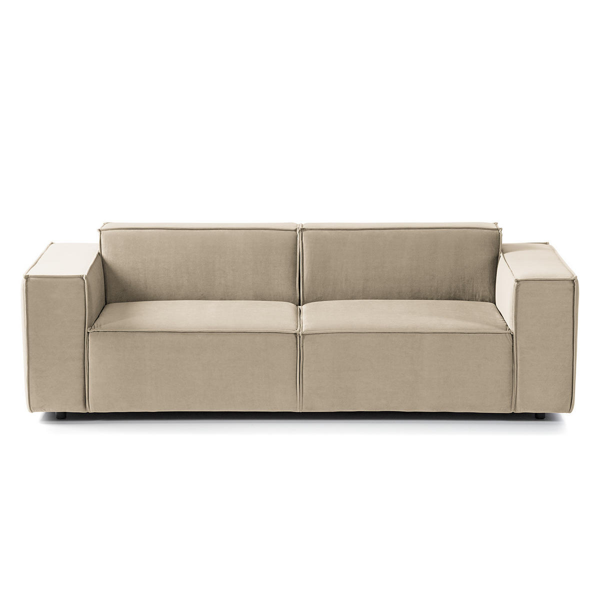 2,5-SITZER SOFA - Beige, Textil (223/70/96cm) - home24