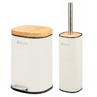 BADEZIMMER-SET FRAMURA 2tlg., beige - Beige, Metall (18.5/27.5/23cm) - eluno