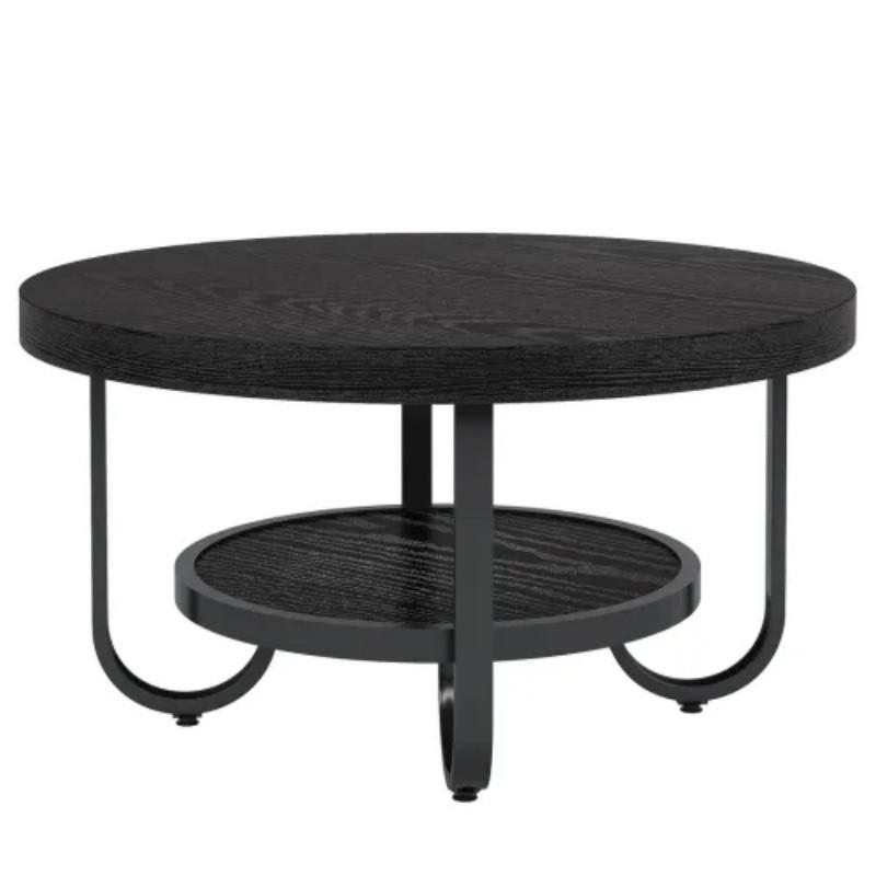 COUCHTISCH Schwarz 80/80/45 cm - Schwarz, Holzwerkstoff (80/80/45cm) - PANGIVO