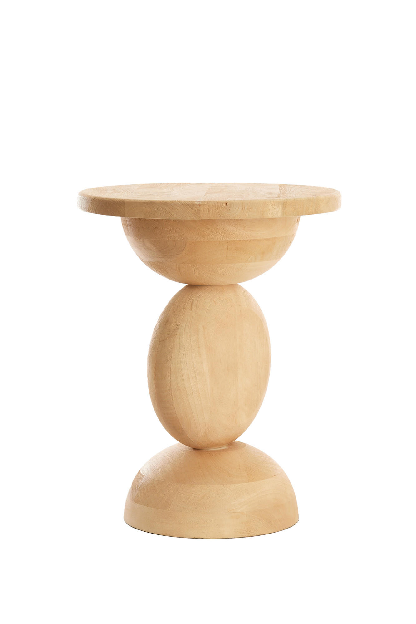 BEISTELLTISCH Mirto Braun Ø40/50 cm - Braun, Holz (40/40/50cm) - Light & Living