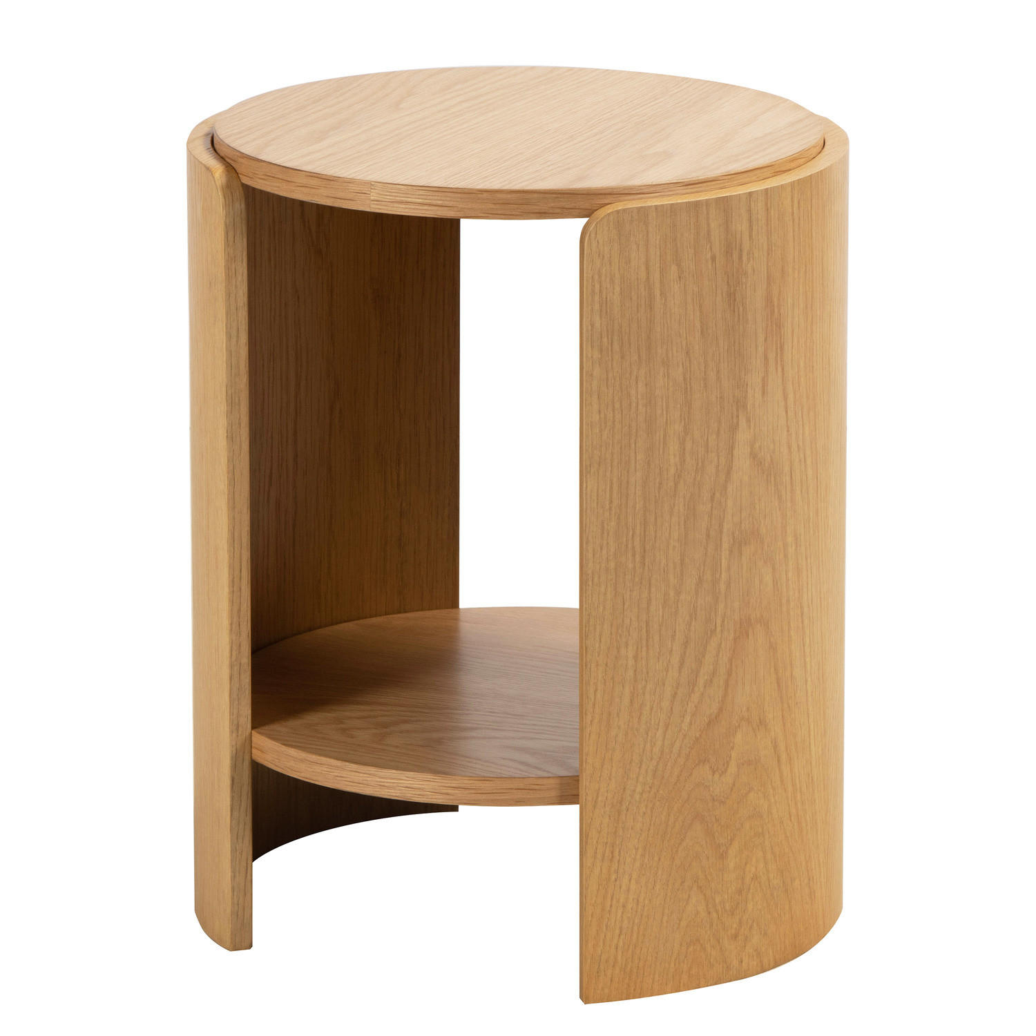 HOME24 Beistelltisch Moncure - Eichefarben, Holzwerkstoff (40/40/50cm) - home24