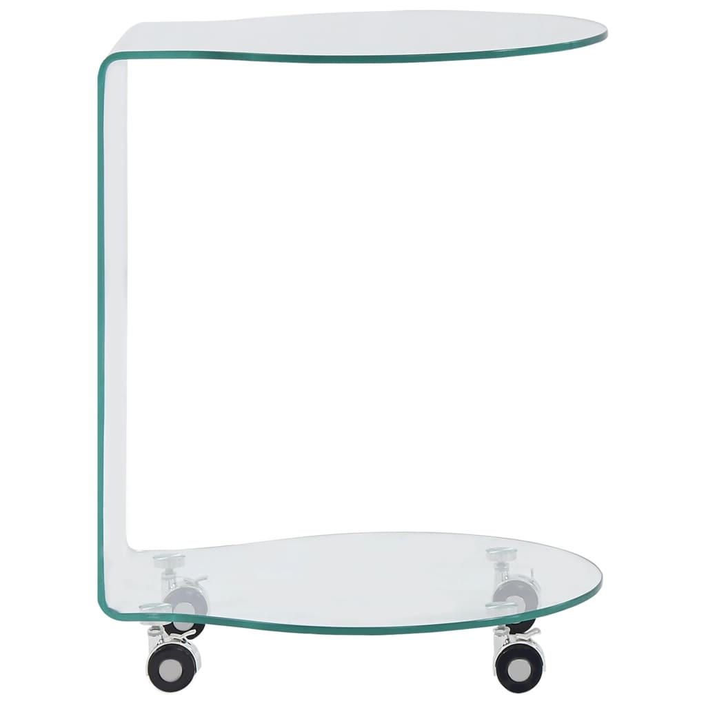 COUCHTISCH 45x40x58 cm Hartglas - Transparent, Glas (40/45/58cm) - furnicato