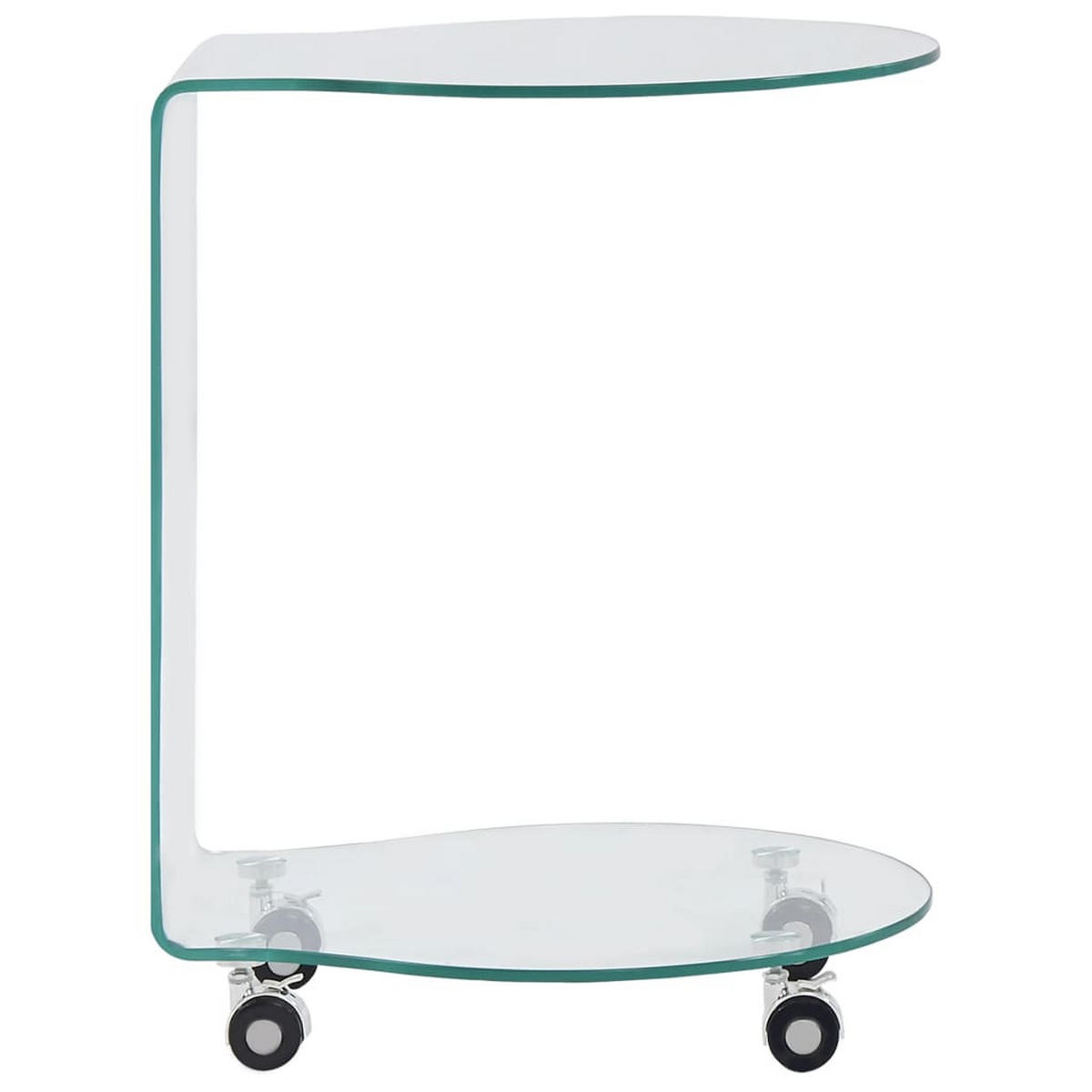 COUCHTISCH 45x40x58 cm Hartglas - Transparent, Glas (40/45/58cm) - furnicato