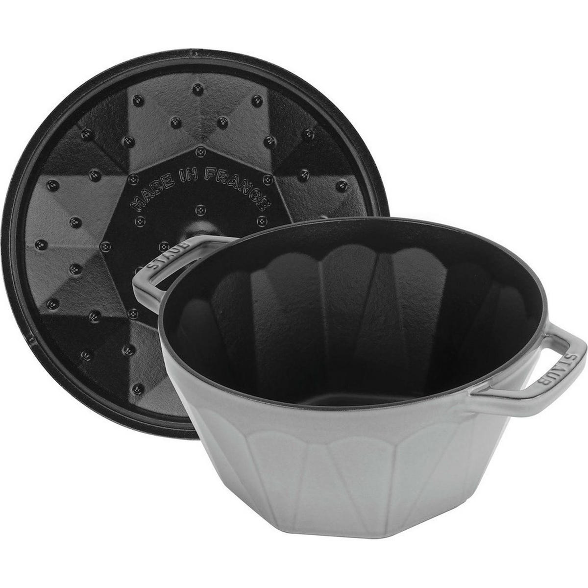 SPECIAL Cocotte Gusseisentopf 2,8 l NPC405083970 - Grau, Metall (22cm) - Staub