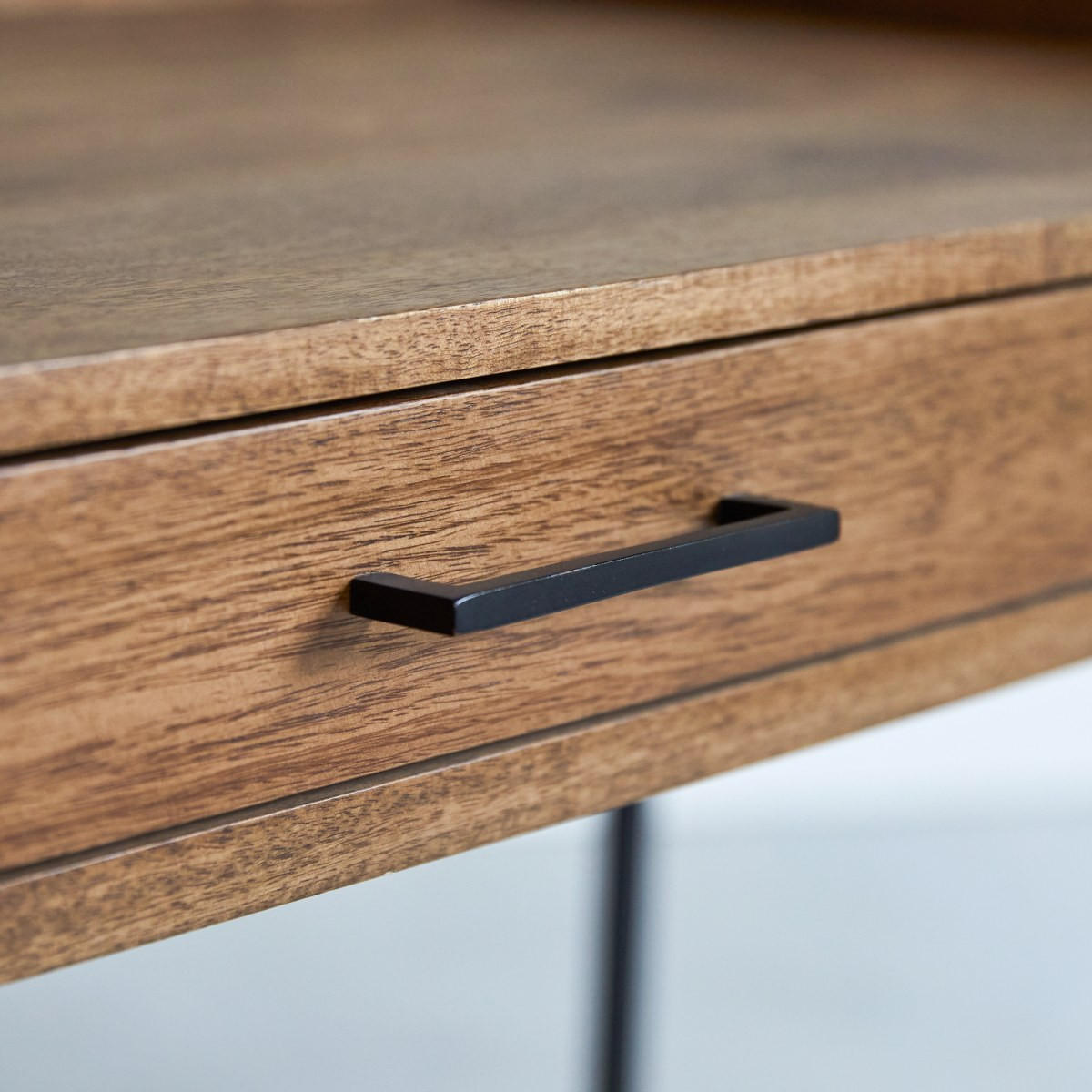 SCHREIBTISCH Hedda Braun aus Mango - Braun, Holz (55/114/83cm) - Tikamoon