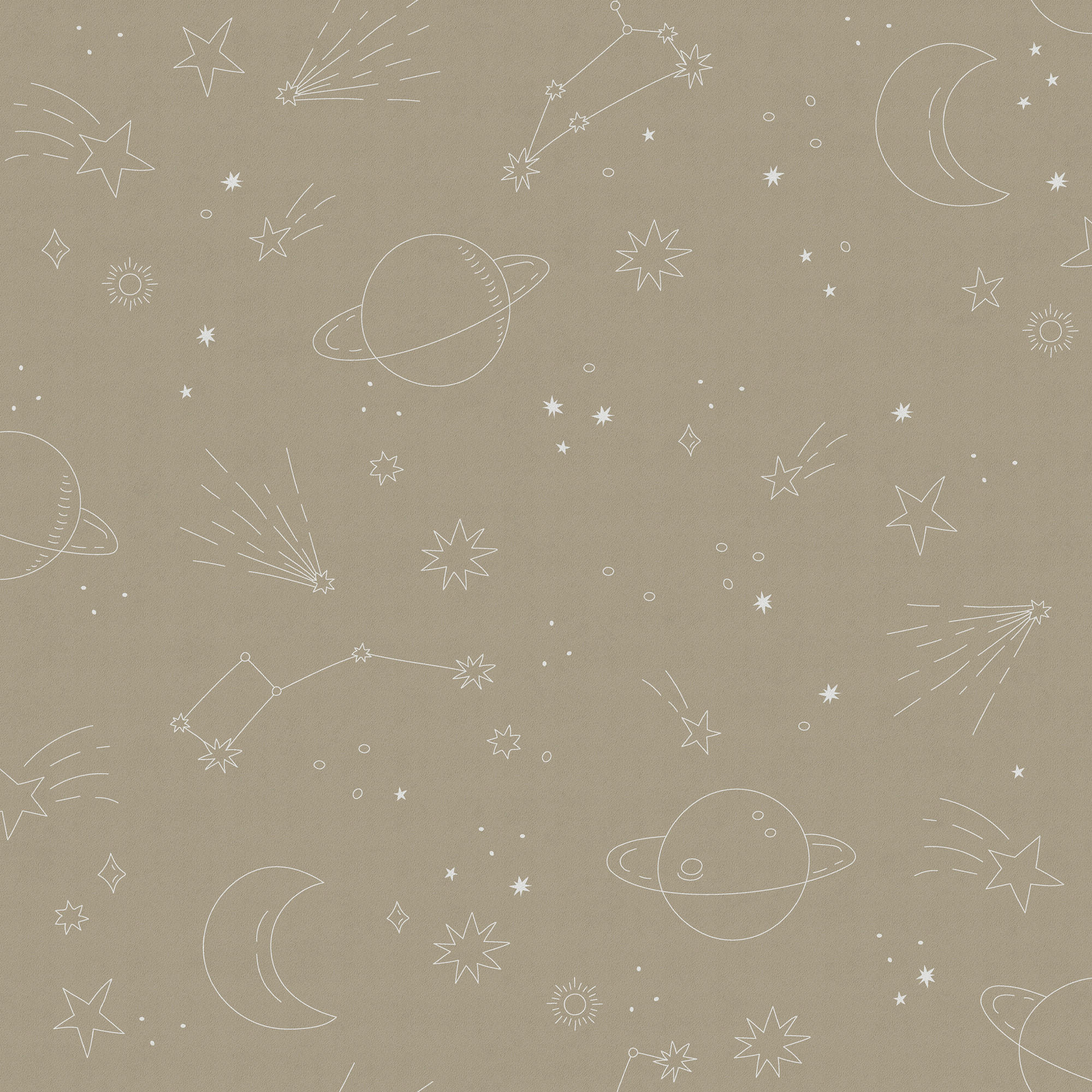 TAPETE Cosmos - Beige, Papier/Kunststoff (53/1000cm) - Superfresco Easy