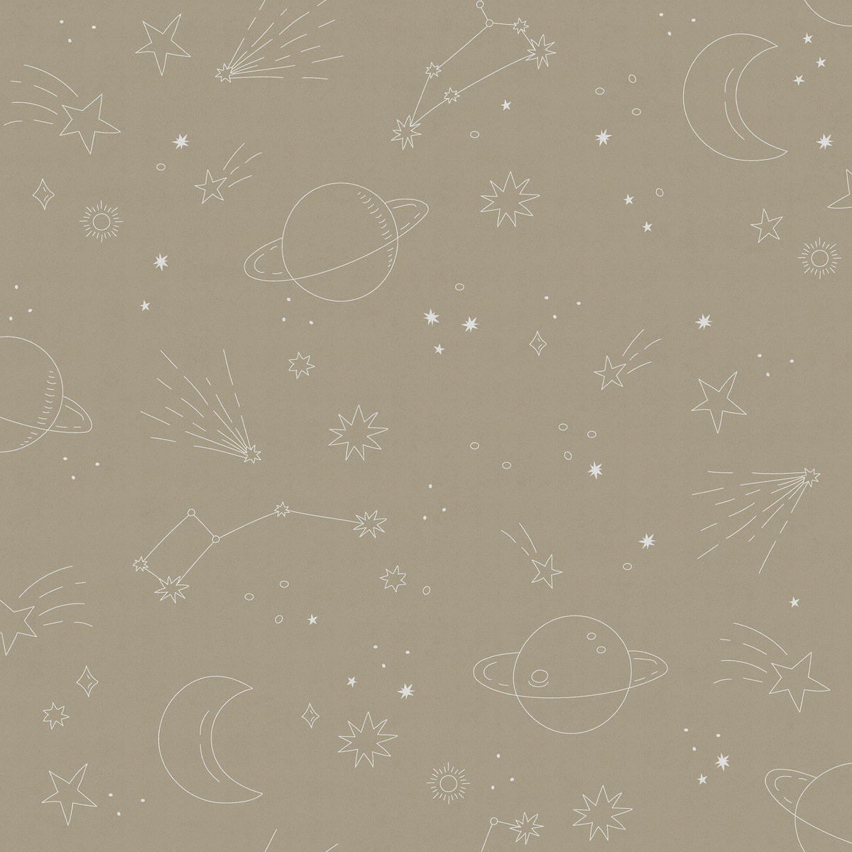 TAPETE Cosmos - Beige, Papier/Kunststoff (53/1000cm) - Superfresco Easy