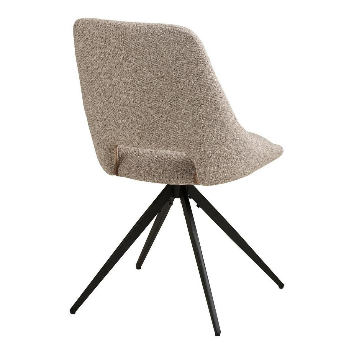 ESSZIMMERSTUHL, Beta, Sandfarben, Stoff, 58 x 52 x 88 cm - Sandfarben, Textil/Metall (58/88/52cm) - ebuy24