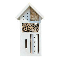 INSEKTENHOTEL 10.5/8/26 cm - Weiß, Holz (8/26/10.5cm) - Authentics