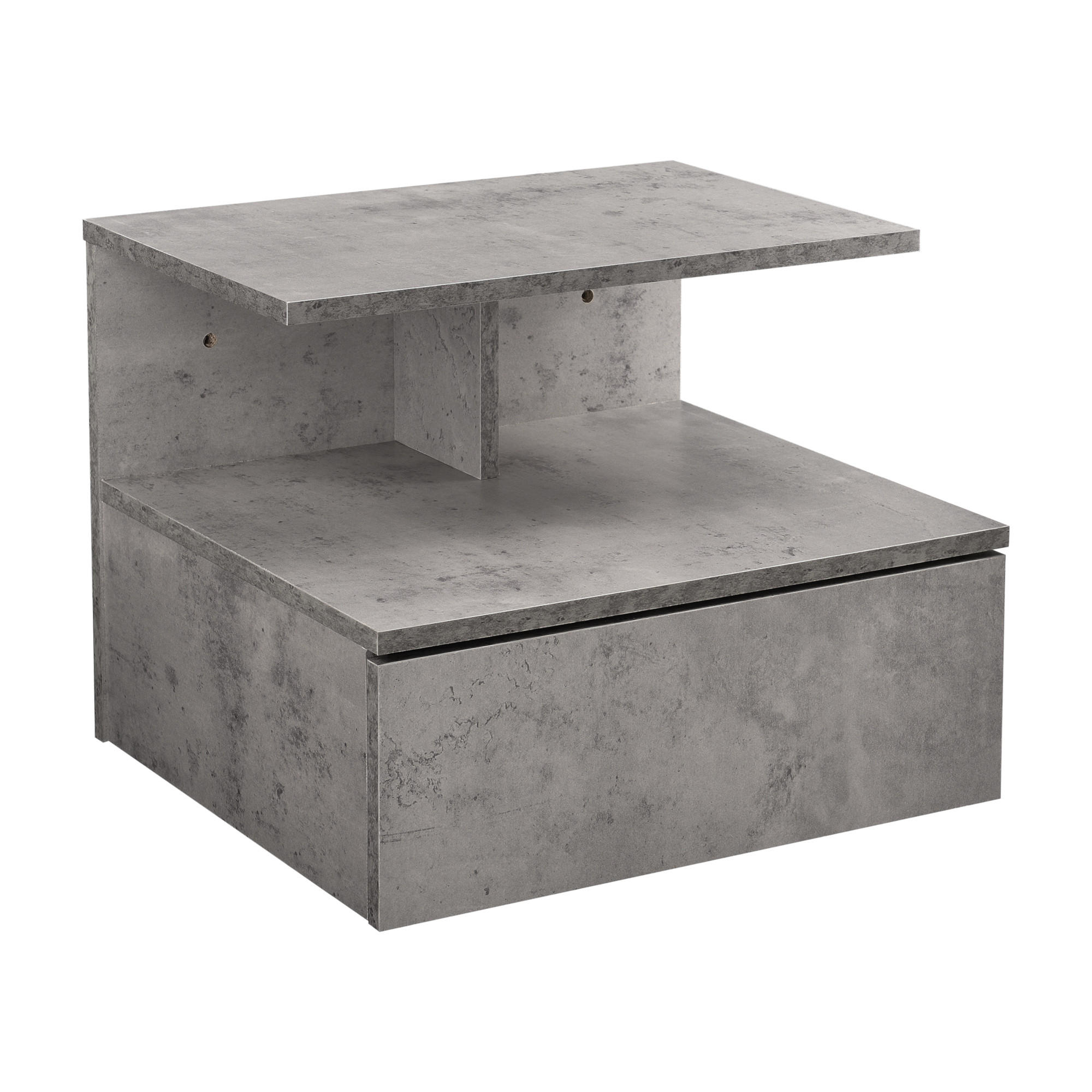 WANDSCHRANK Amberg - Grau, Holzwerkstoff (40/31/35cm) - [en.casa]