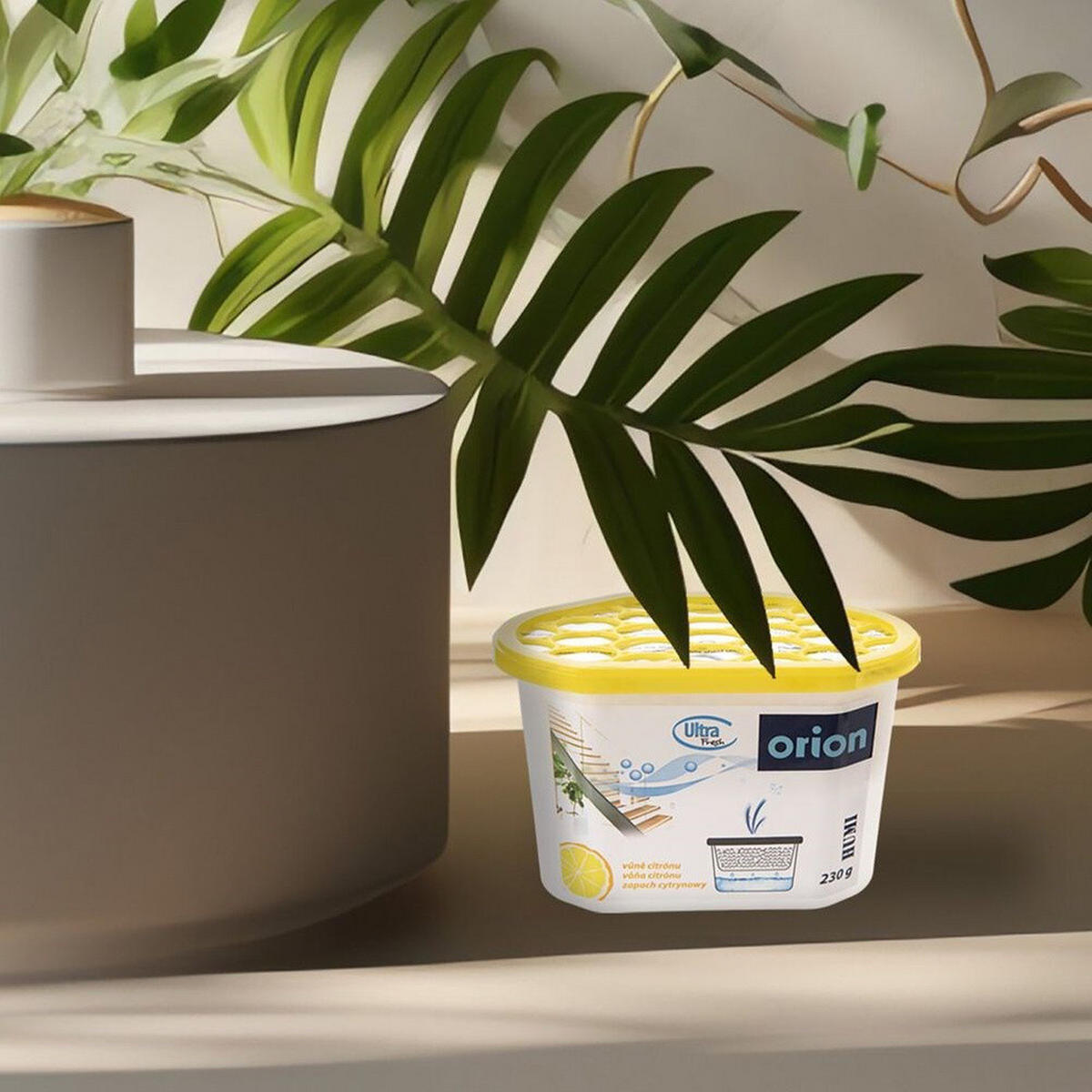 FEUCHTIGKEITSABSORBER Ultra Fresh gelb - Gelb, Kunststoff (8.5/8.5/15cm) - Orion 