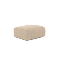 SITZKISSEN Gerippter Samt Beige 75cm - Beige, Textil (75/45/75cm) - Sia Home