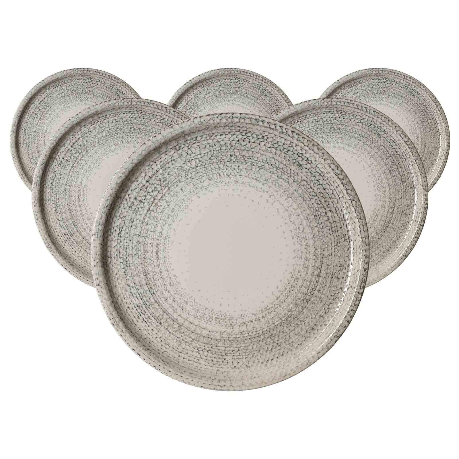 PIZZATELLER Rimini grau ø 30 cm 6er Set - Grau, Keramik (30cm) - Ritzenhoff Breker