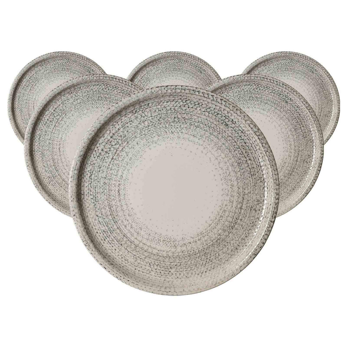 PIZZATELLER Rimini grau ø 30 cm 6er Set - Grau, Keramik (30cm) - Ritzenhoff Breker