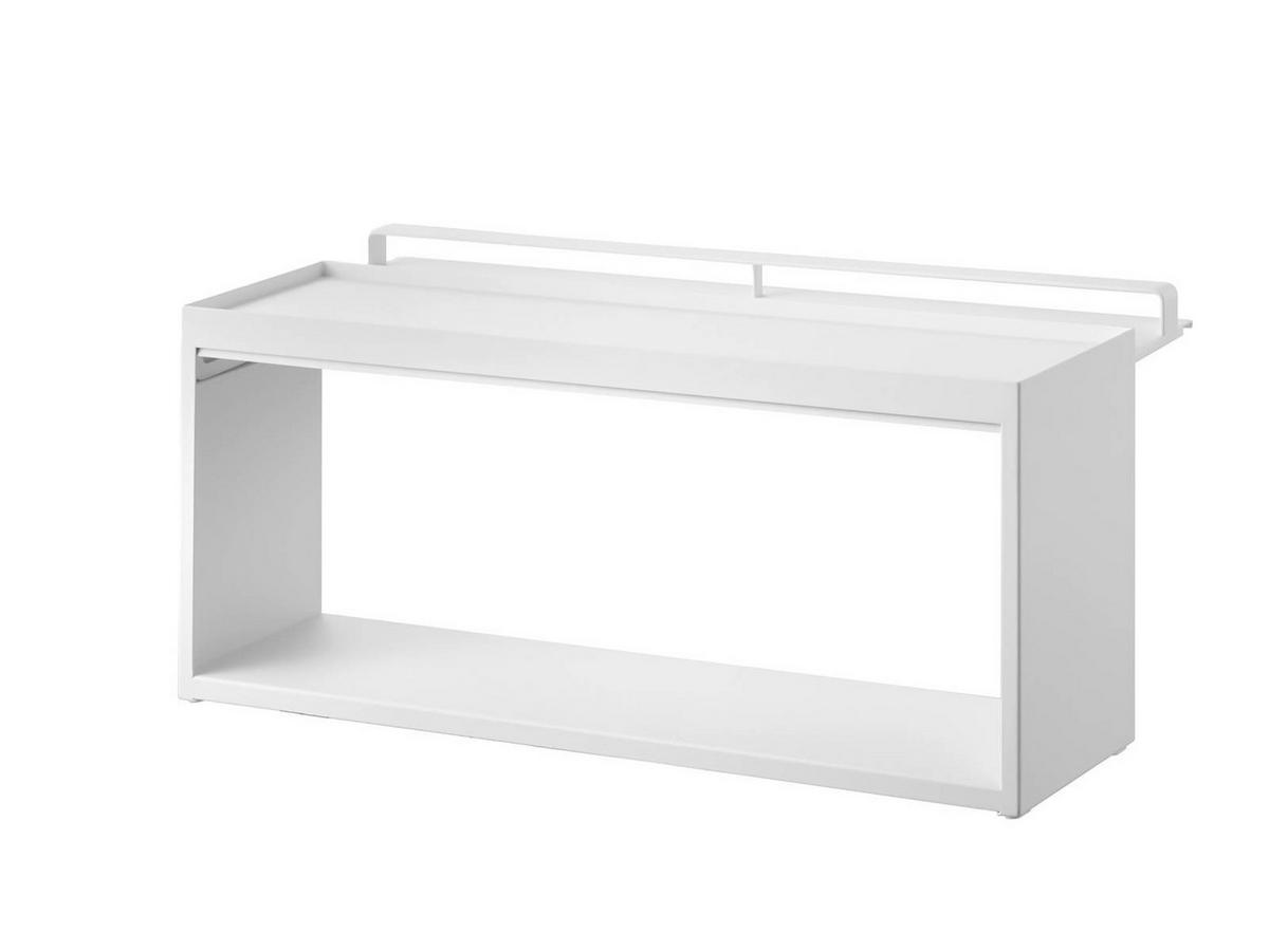 KÜCHENORGANIZER Tower weiß 17/60/25 cm - Weiß, Metall (60/25/17cm) - Yamazaki