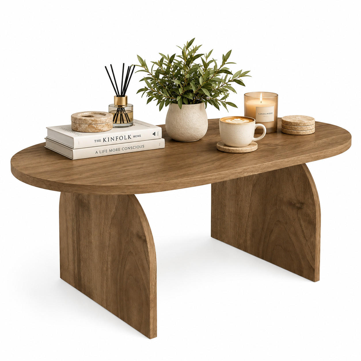 Decorotika Couchtisch Braun 60x43x120 cm