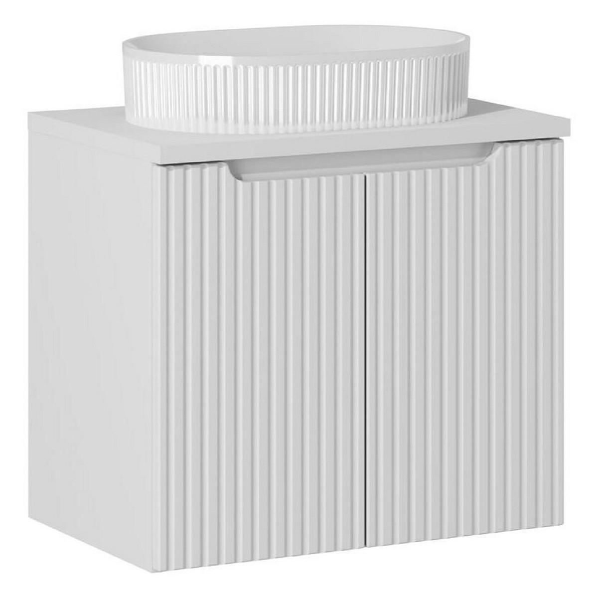 WASCHTISCHKOMBI 60 cm 3 Teile - Nova White N BM115 in Weiß/Matt - Weiß, Holz (60/57/40cm)