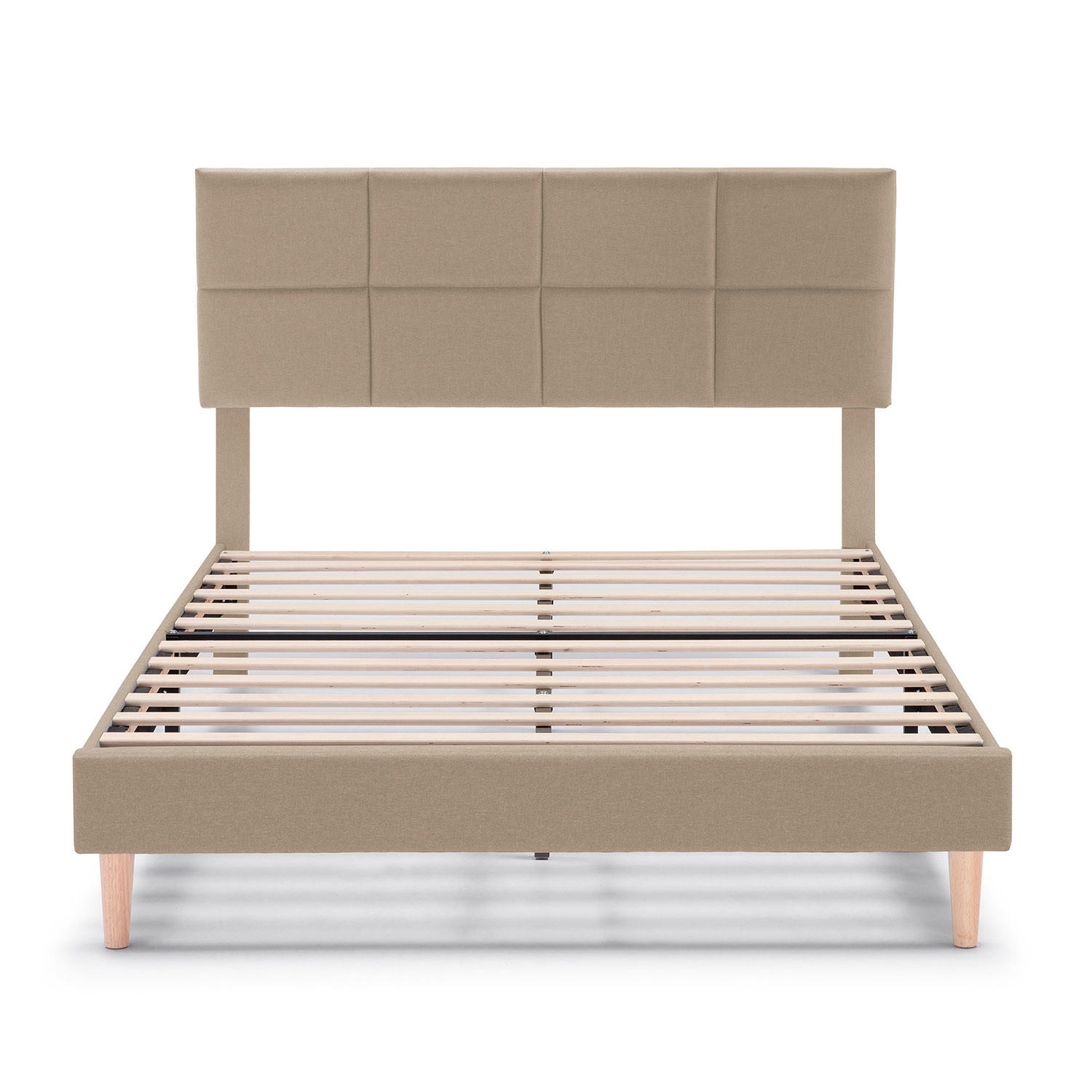 POLSTERBETT 90x190 cm Silvi, Beige - Beige, Textil (90/190cm) - VS Venta-stock