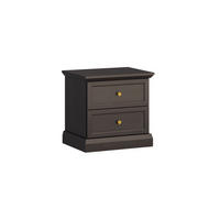 NOČNÍ STOLEK Toja Antracitové dřevo - hnědá, kompozitní dřevo (51.9/51.1/39.5cm) - Petits-meubles