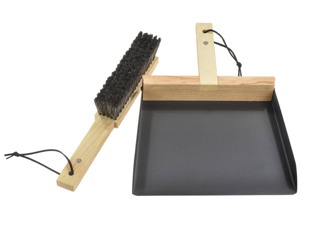 KEHRSCHAUFEL & HANDBESEN Premium Set - Schwarz, Metall (30.5/6/31.5cm) - by Benson