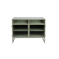 SIDEBOARD Herbe - Grün - 38/80/58 cm - Grün, Holz (80/58/38cm)
