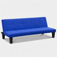 KLAPPSOFA schlaffähig - Blau - Blau, Textil (175/70/80cm) - Pasmara