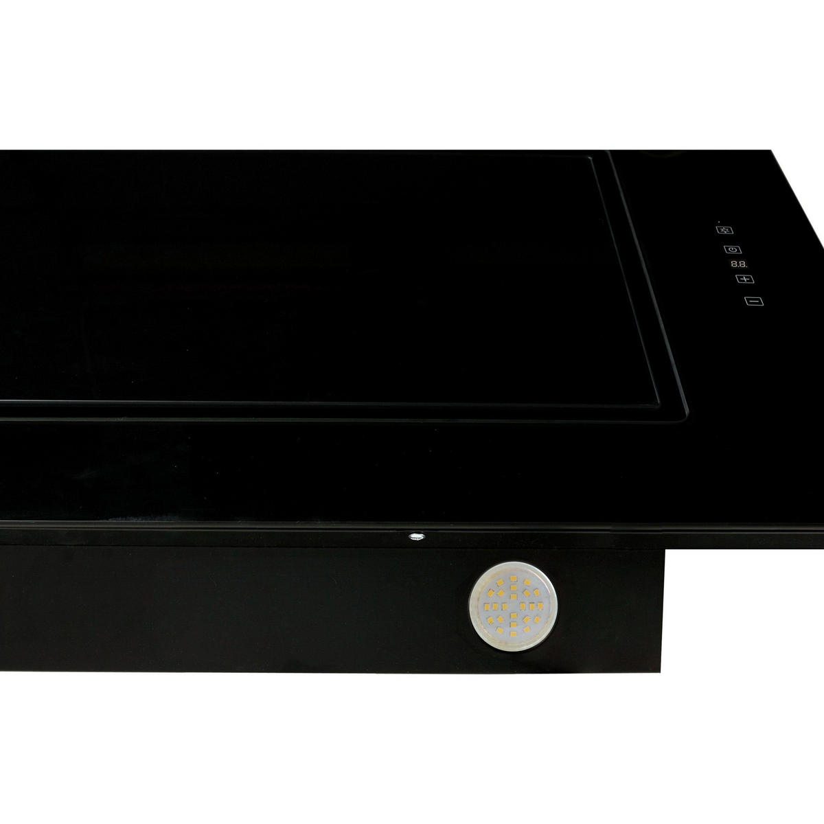 DUNSTABZUGSHAUBE GCH S 155 60 BL Prime + Umluftset, 60 cm Schwarz - Schwarz, Glas/Metall (60/103.5/40.5cm) - Gurari