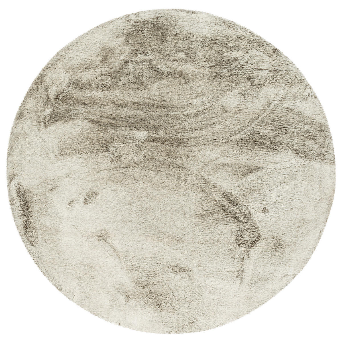 FELLTEPPICH LUXUS SUPER SOFT PLUSH RUND - Olivgrün, Textil (80/80cm) - Pergamon
