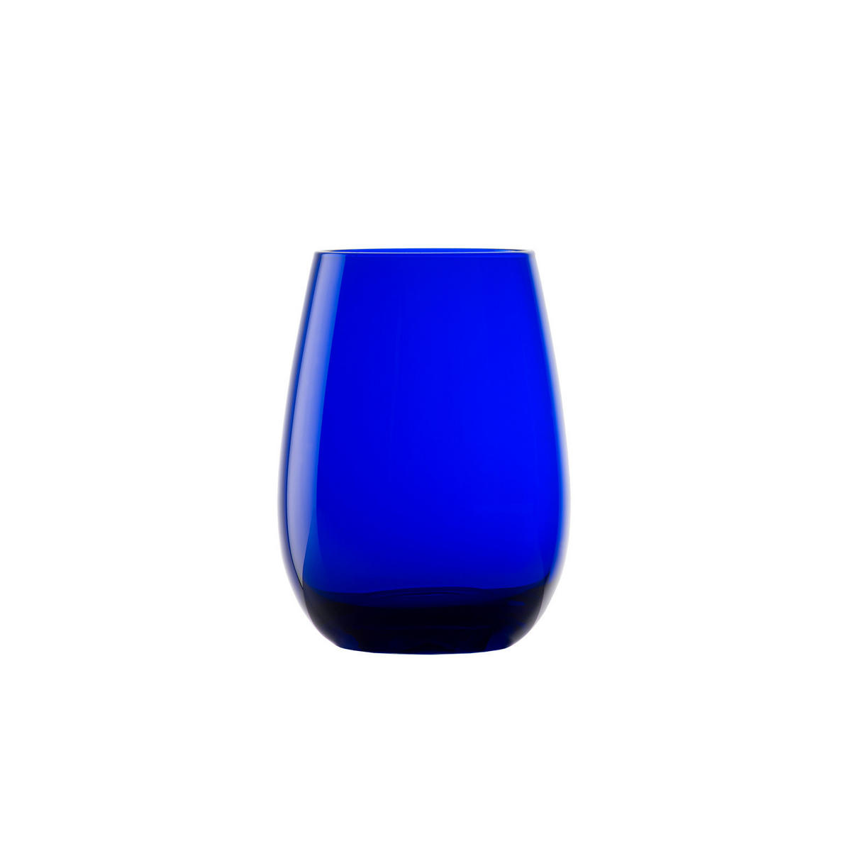 BECHER Elements Kobaltblau 465 ml 6er Set - Dunkelblau, Glas (0.465L) - Stölzle Lausitz