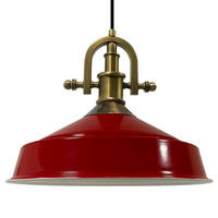 PENDELLEUCHTE Asletl-Marine - Rot, Metall (41/41/28cm) - Bamyum