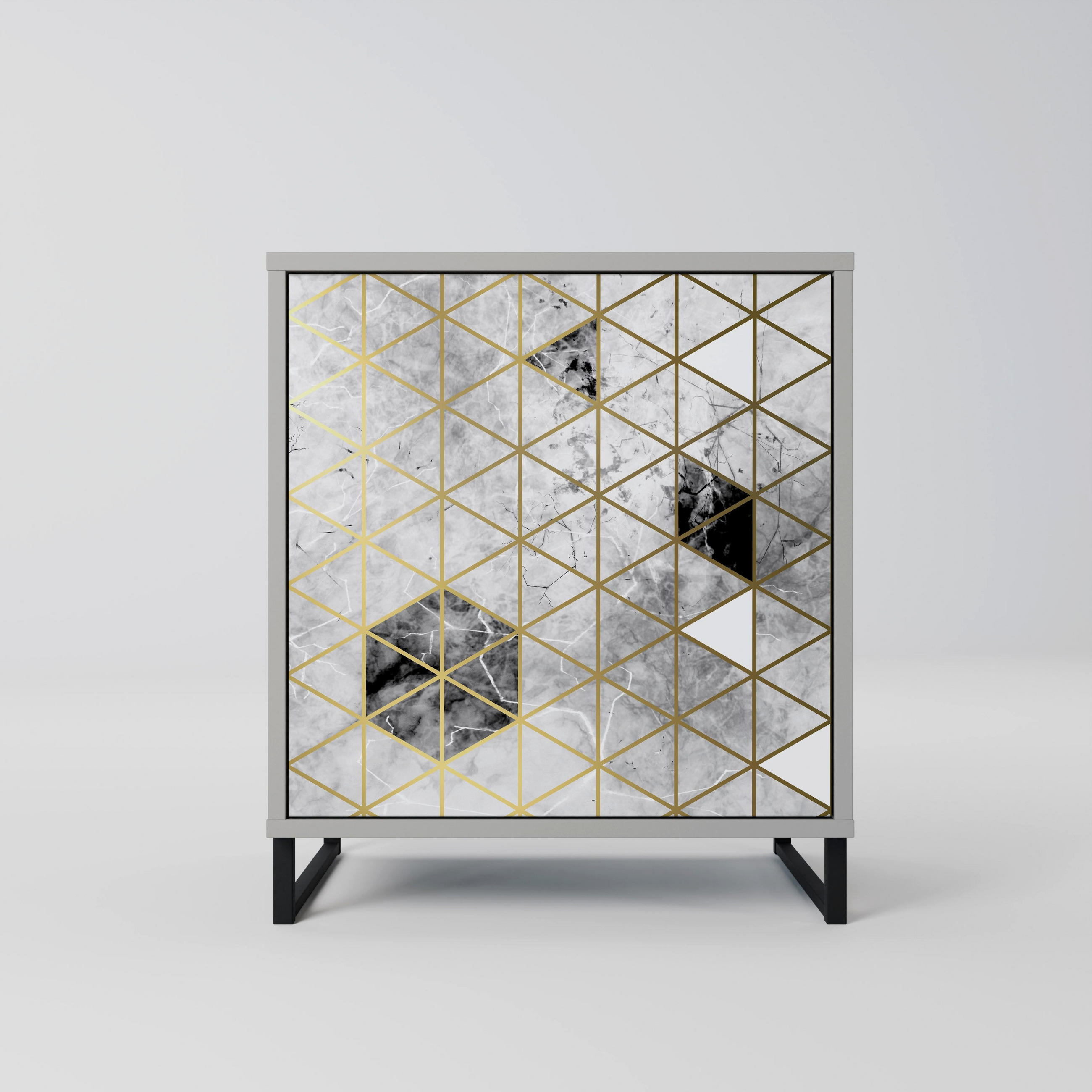SpaceRebels Sideboard Grau 57.5x67.5x42 cm