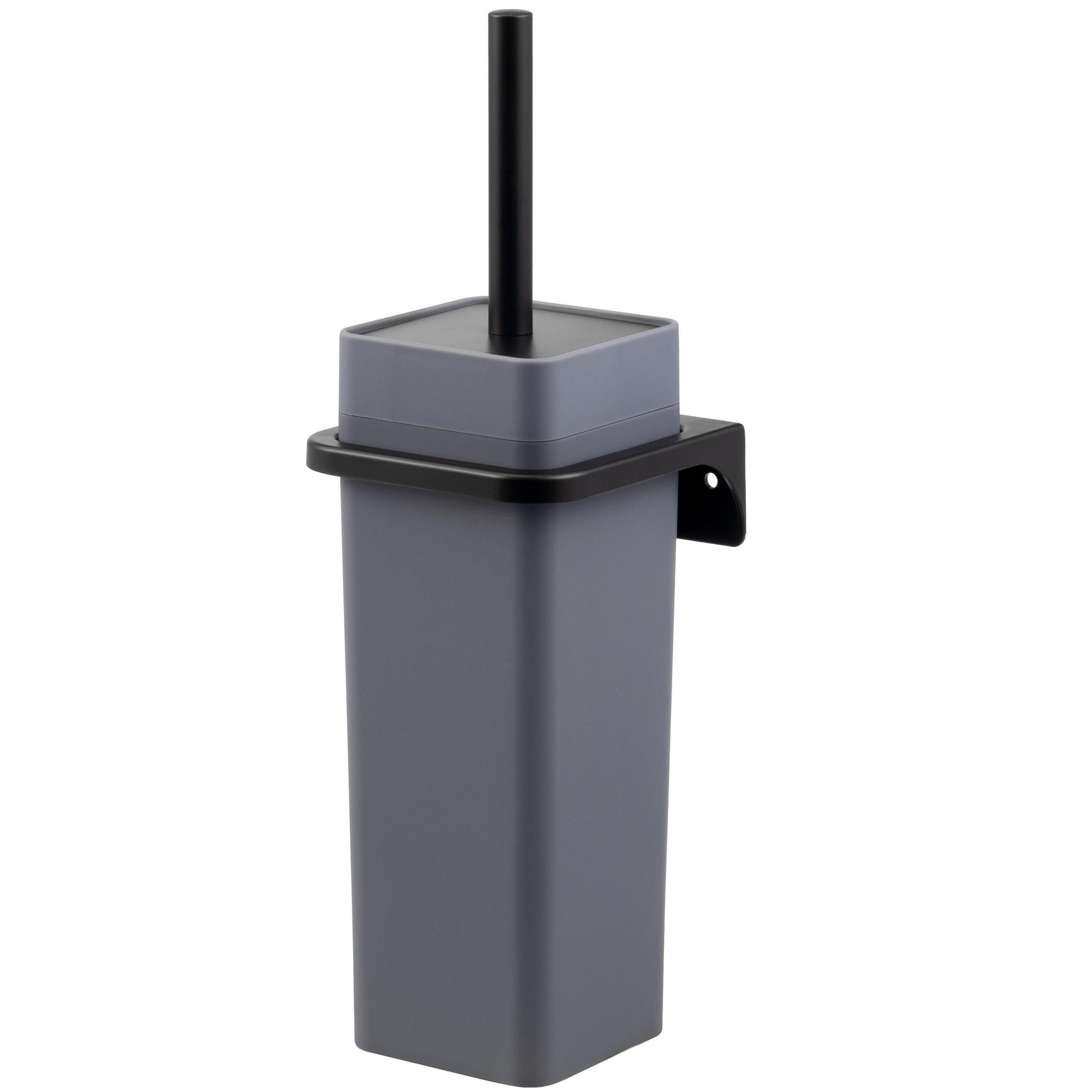 WC-GARNITUR SAVONA, grau, Kunststoff - Grau, Kunststoff (12/36.5/13cm) - bremermann