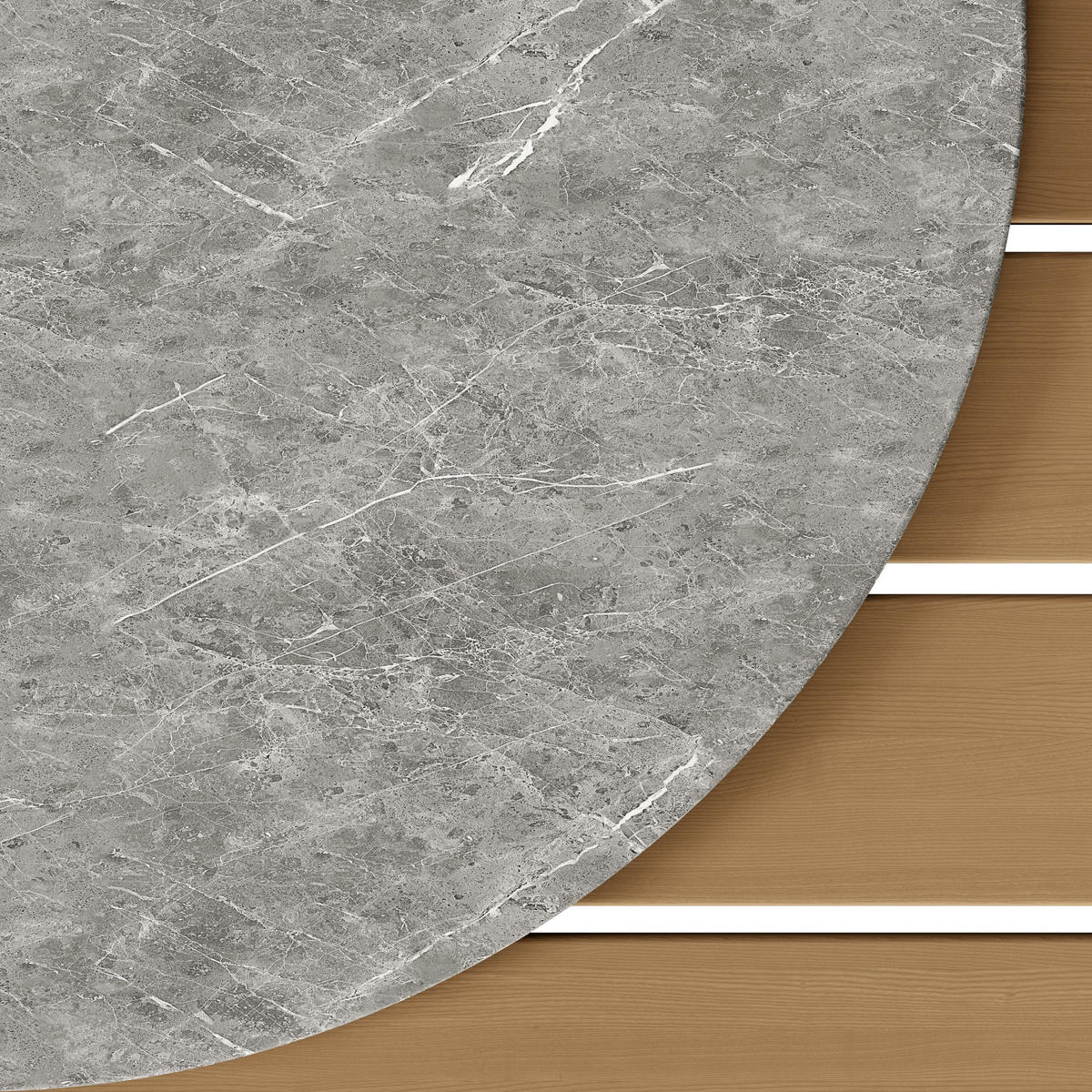 GARTENMÖBEL 123x68cm beige aus Metall und Polyester - Beige, Metall - Modfu