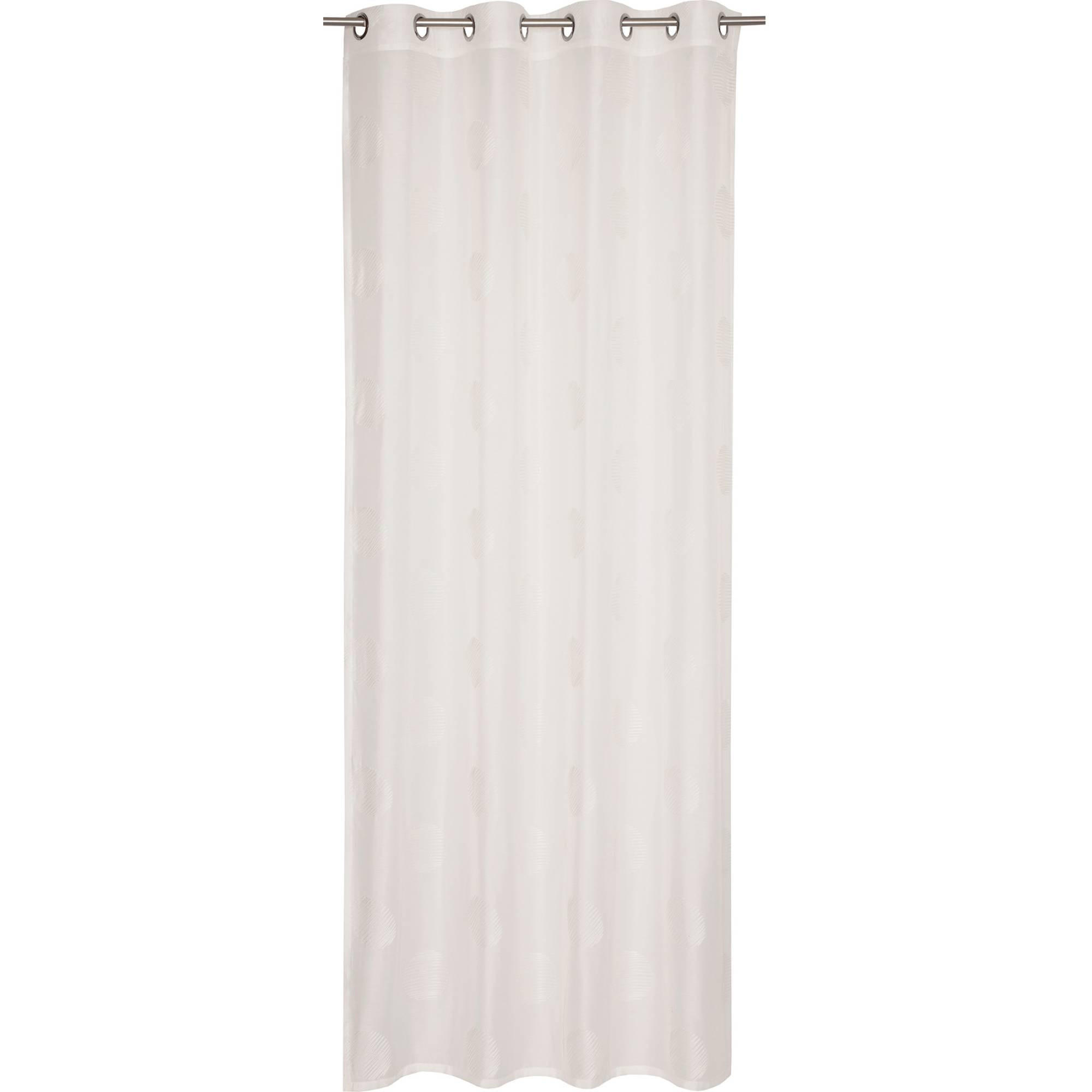 TRANSPARENTER ÖSENVORHANG CULO-S - Weiß, Textil (140/1/250cm) - Esprit