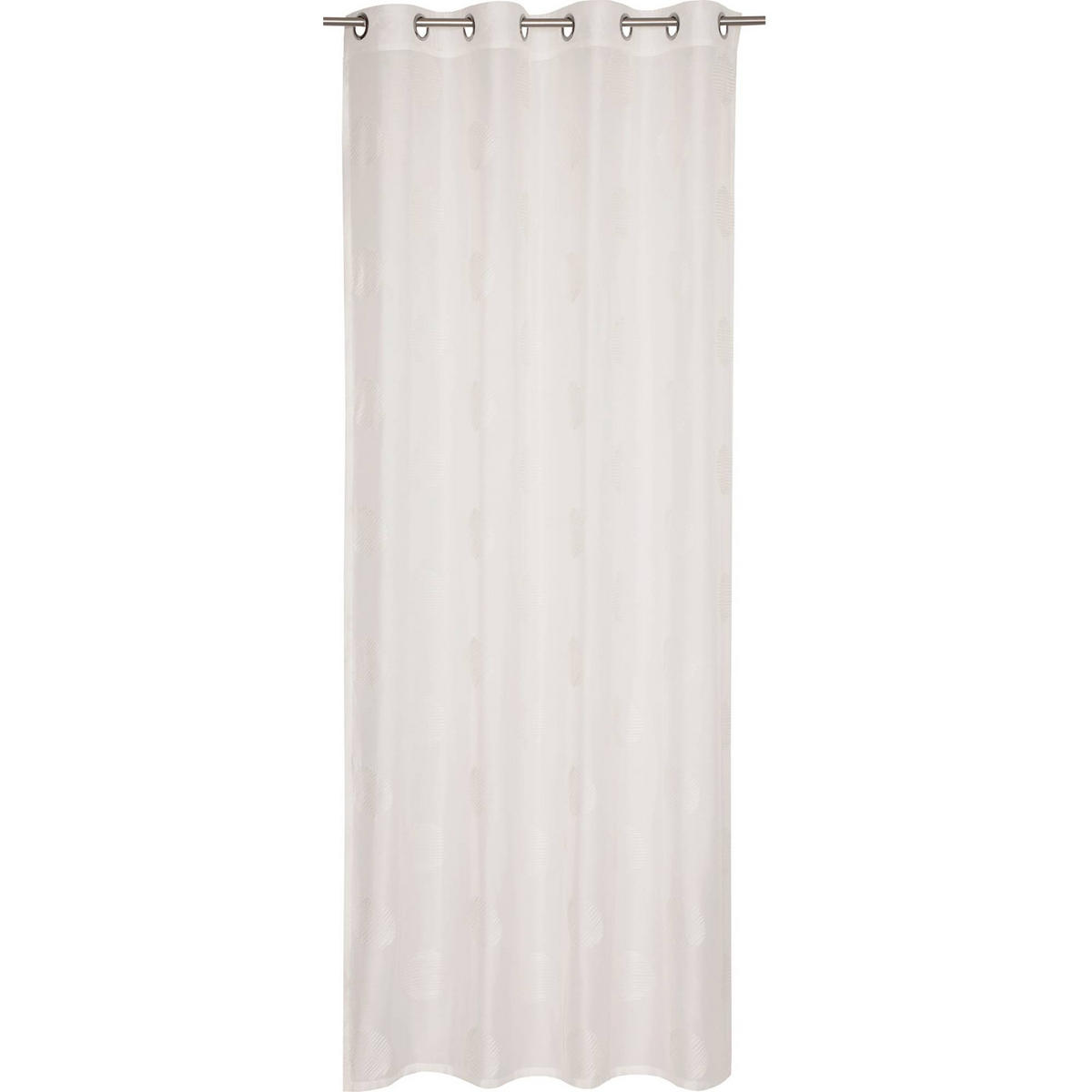 TRANSPARENTER ÖSENVORHANG CULO-S - Weiß, Textil (140/1/250cm) - Esprit