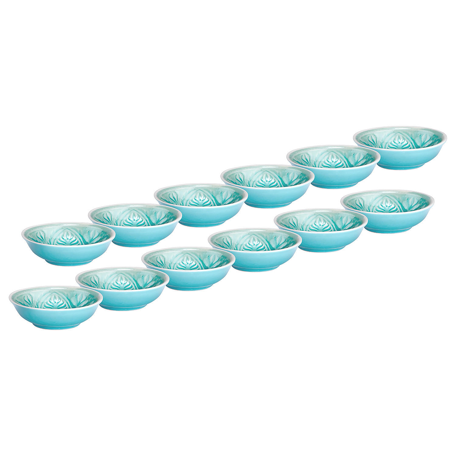 Butlers Dipschalen Türkis 9x3x9 cm