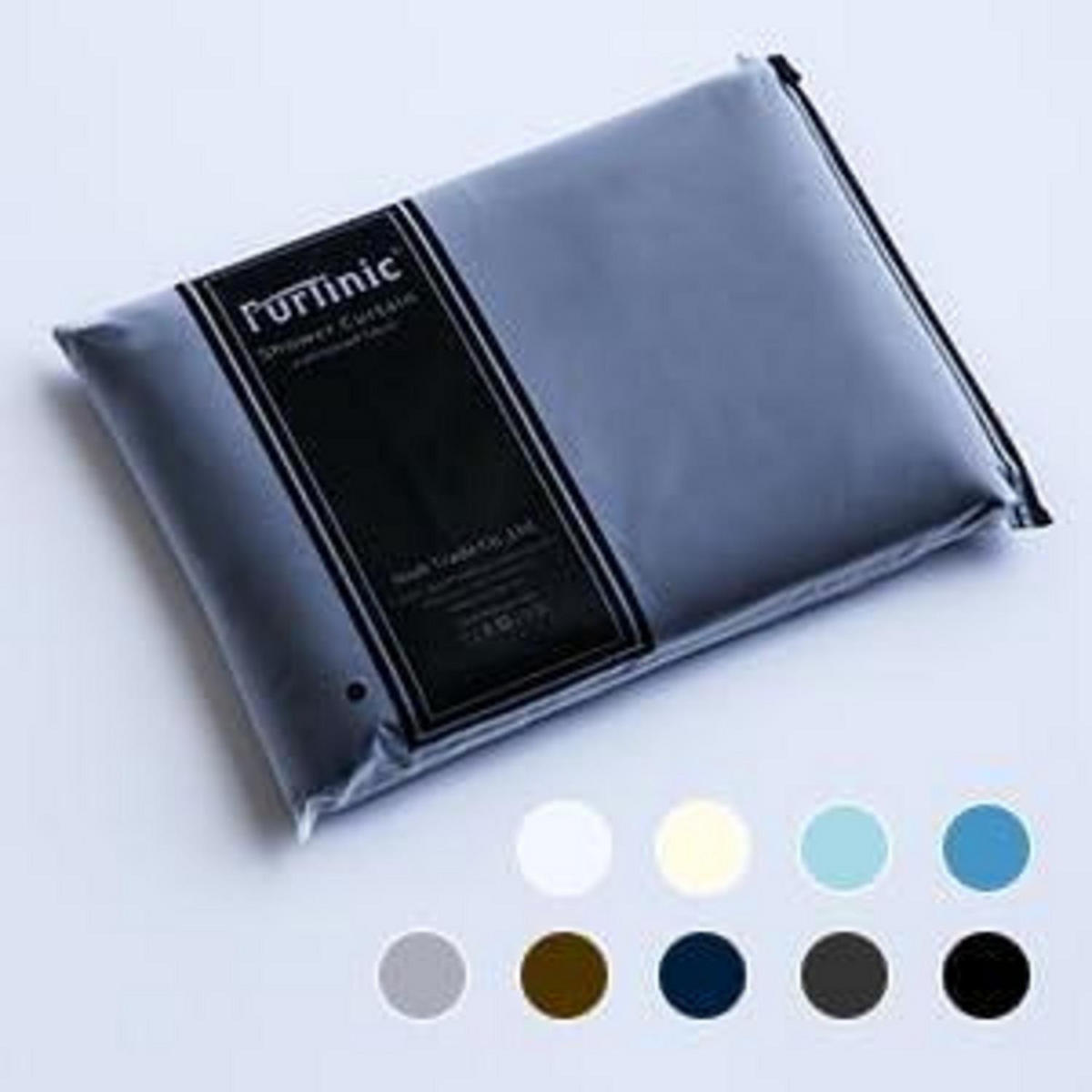 DUSCHVORHANG Polyester Schwarz 150 x 200 cm - Schwarz, Textil (150/200cm)