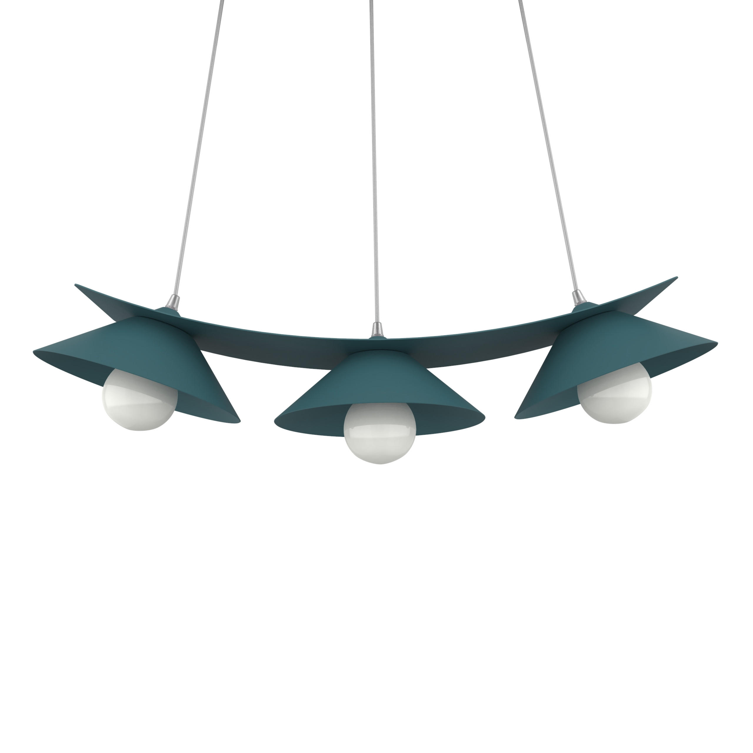 HÄNGELEUCHTE - Blau, Metall (70/25/16cm) - Lumicom