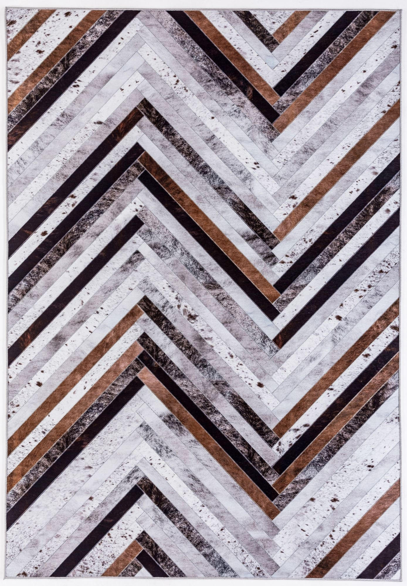 KURZFLORTEPPICH Serena 70x140 cm - Grau, Textil (70/140cm) - Gino Falcone