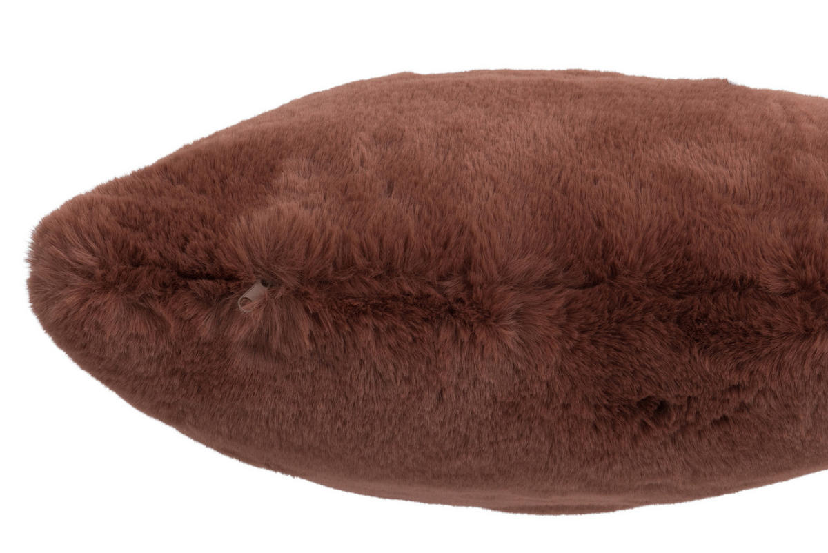 KISSEN CUTIE - Pelz - Braun - Mokka, Fell (45/45cm) - J-Line