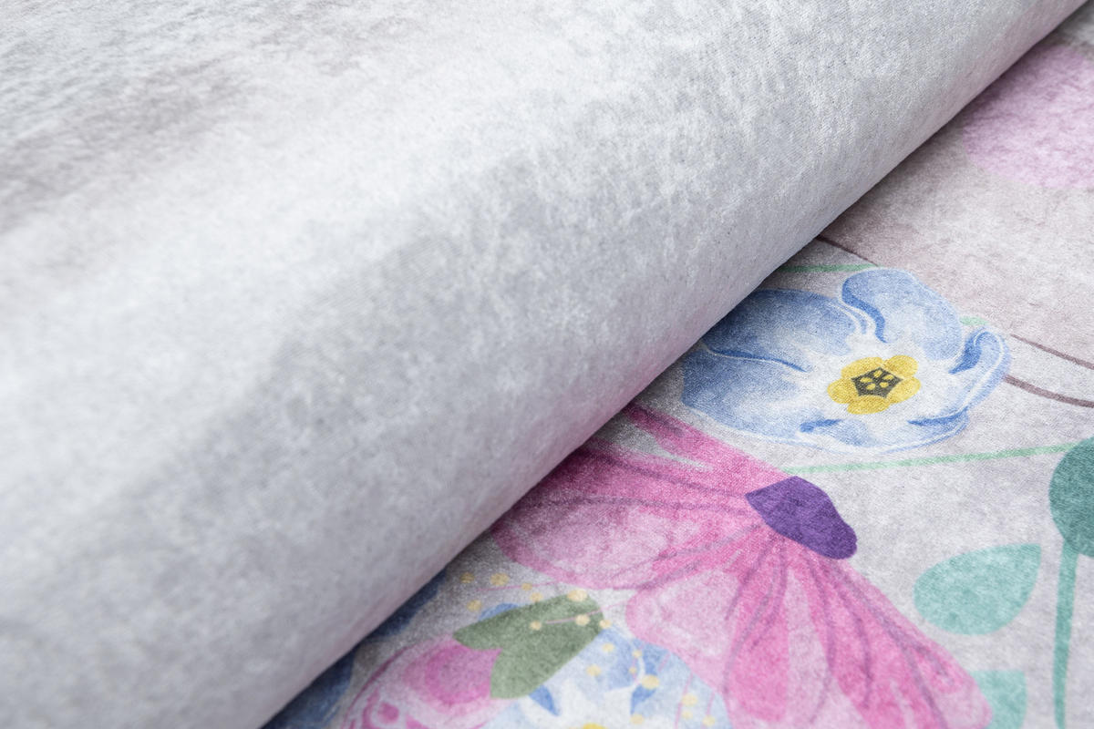 TEPPICH EMMA Grau 160/230 cm - Grau, Kunststoff (160/230cm) - Tapiso