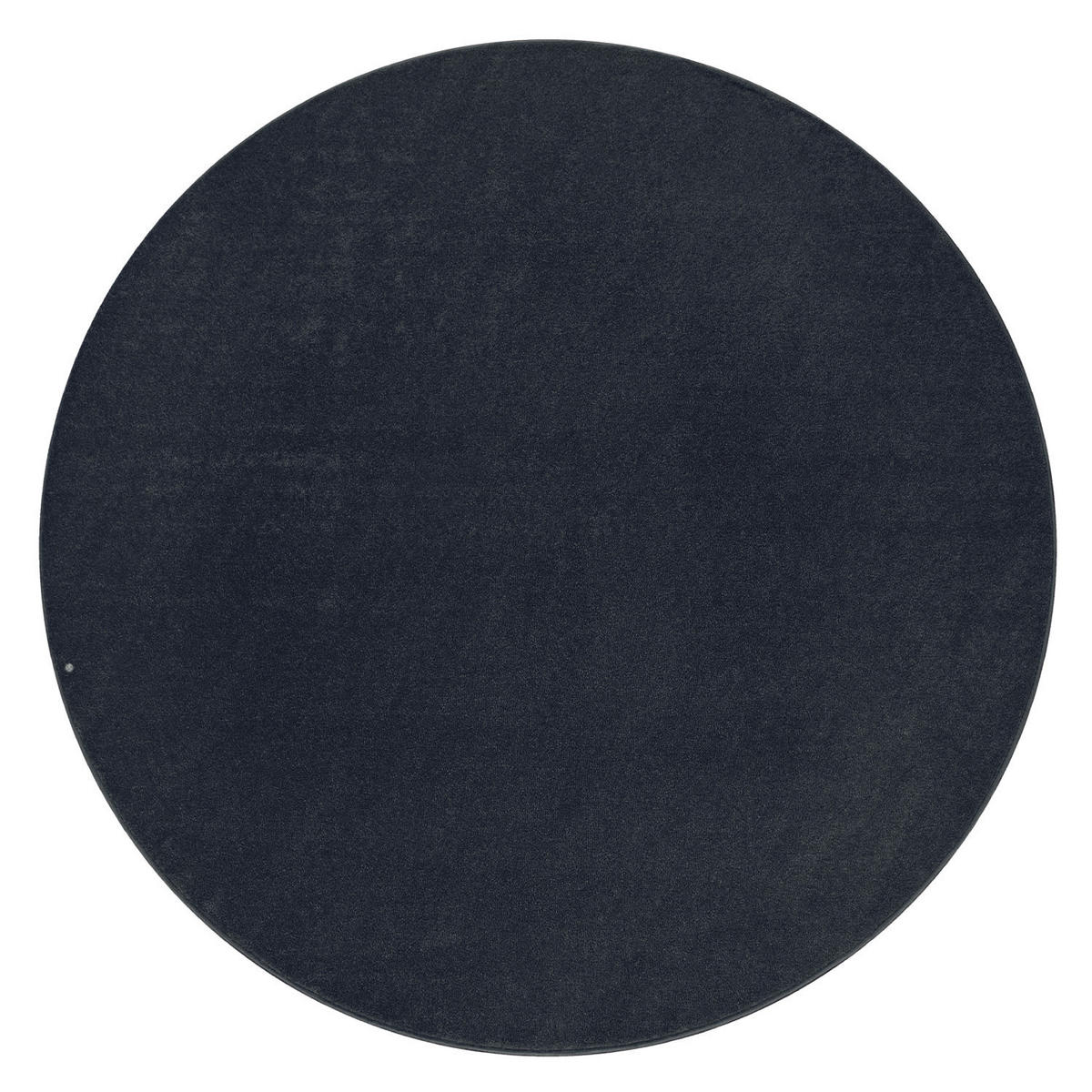 FLACHWEBETEPPICH Navy Ø 160 cm - Blau, Kunststoff (160/160cm) - TT Home