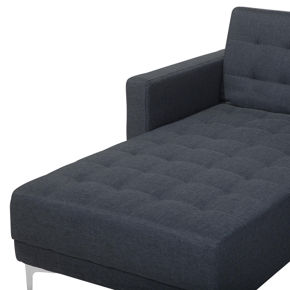 SCHLAFSOFA U-förmig mit Ottomane Polsterbezug Dunkelgrau Aberdeen - Dunkelgrau, Textil (348/83/168cm) - Beliani