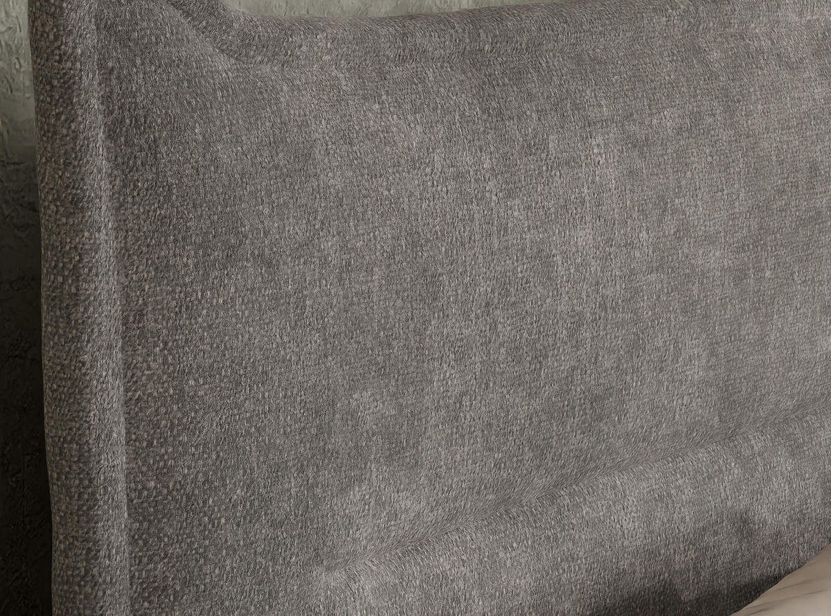 BOXSPRINGBETT Pelino 200/200 cm, in Beige grau, Bettkasten, Matratze, Topper - Beige/Schwarz, Holz/Holzwerkstoff (200/200cm) - Maison de Reve